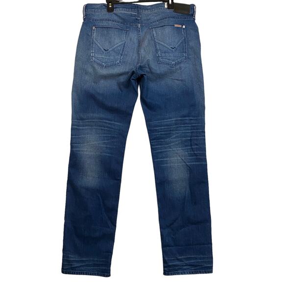 Hudson Byron Blue Straight Leg Jeans Size 38 - Picture 3 of 7